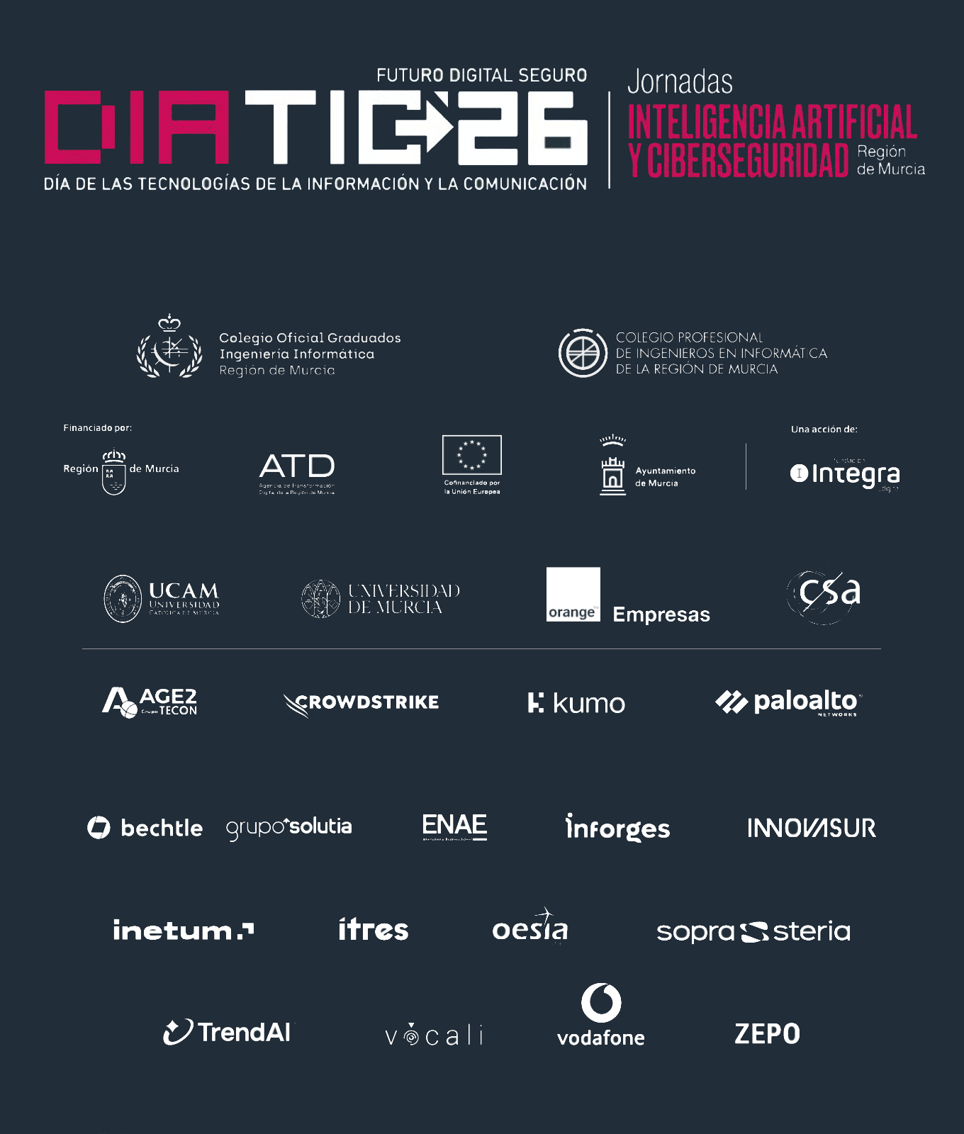 Patrocinadores DIATIC 2026